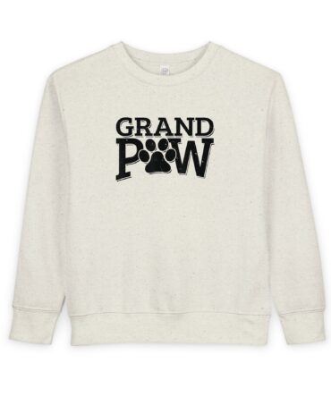 Grand Paw Toddler Sweatshirt, Cute Pet Sweatshirt, Dog Lover Gift, Kids Animal Apparel, Birthday Gift for Toddlers