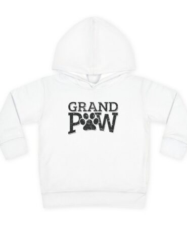 Grand Paw Toddler Pullover Fleece Hoodie, Cute Kids Hoodie, Pet Lover Gift, Cozy Toddler Sweatshirt, Family Matching Outfit